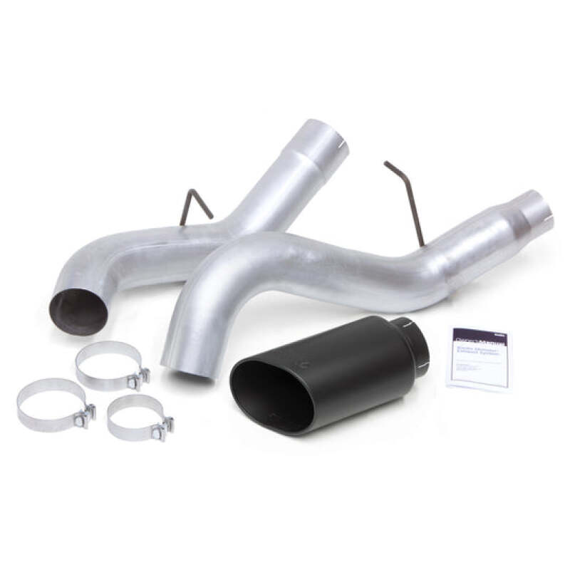 GMC Sierra 3500 Performance Exhaust - Banks Power - Monster Exhaust with SideKick Tip - Black - `11-`16